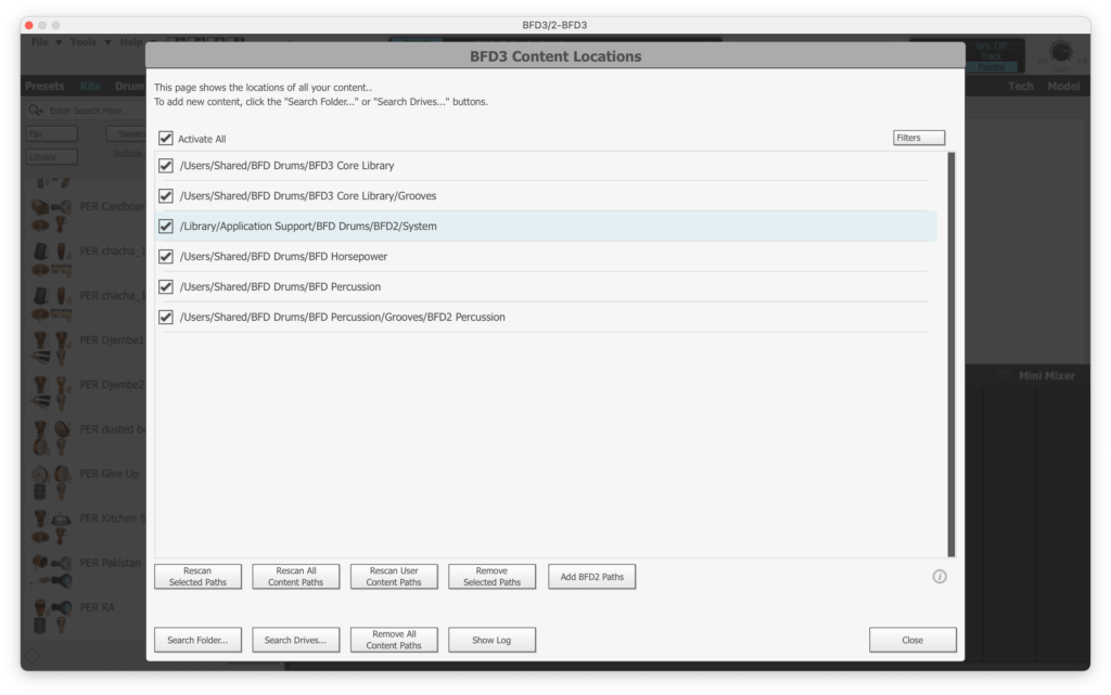 BFD3 v3.4 で BFD2 系のプリセットを読み込む設定